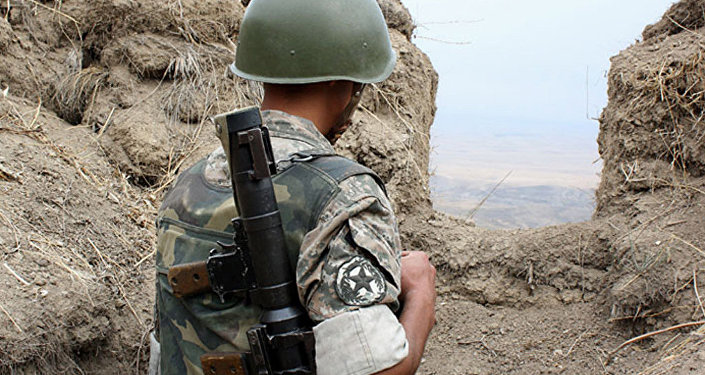 армия оборона Карабах граница военнослужащий НКР